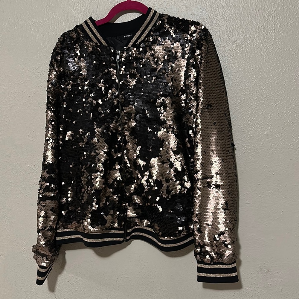 Torrid Sequin Bomber Jacket - image 4